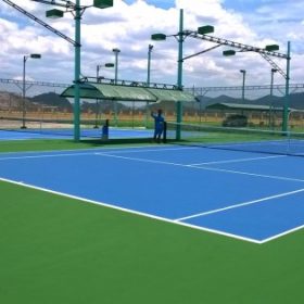 Thi công sân tennis