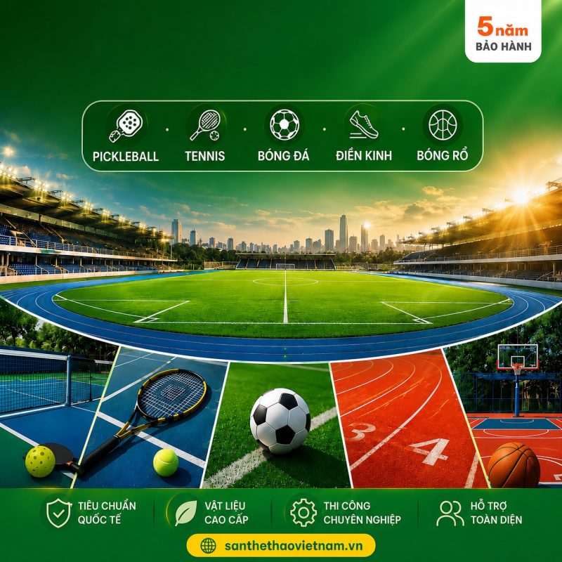 Green Go - Thi công sân thể thao chuyên nghiệp